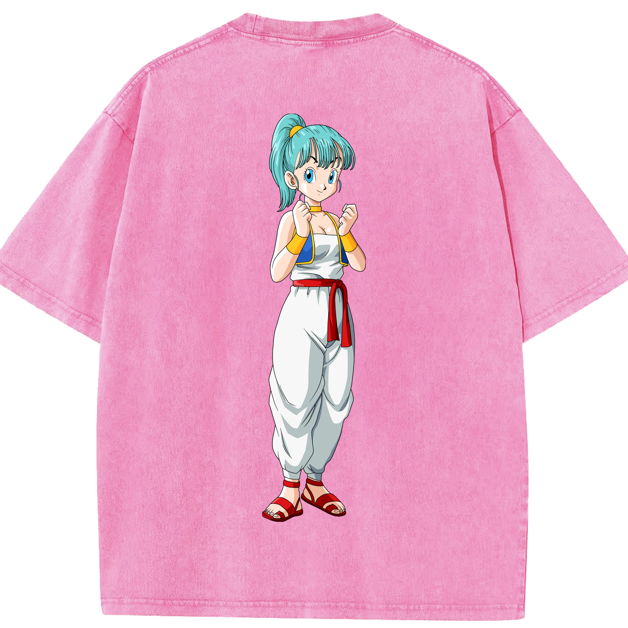（画像用） ドラゴンボール DRAGON BALL 綿100% ヴィンテージ風 半袖Tシャツ（背面プリント）